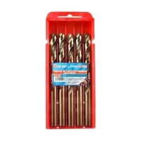 Сверла по металлу кобальтовые 9,5 мм, 5 шт., HSS CO, P6M5K5, "MAXIMUM" MX 10093